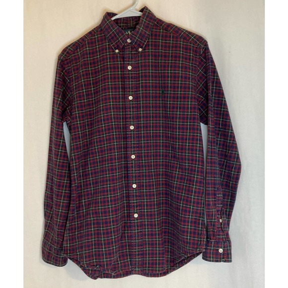 Ralph Lauren Polo Men’s Long Sleeve‎ Button-Up Small Classic Fit Plaid - Picture 1 of 8